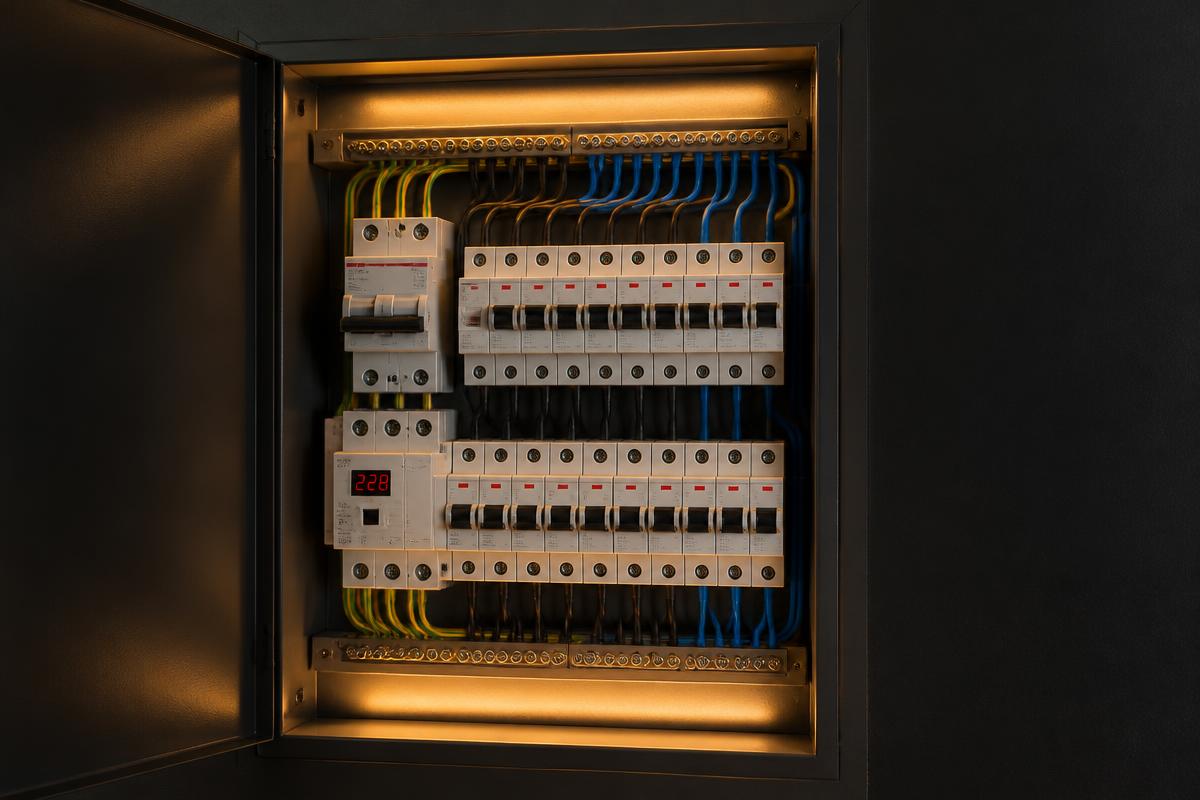 Cuadro eléctrico nuevo instalado en una vivienda de Riazor